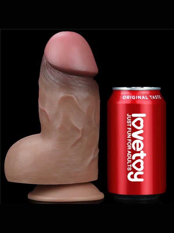 Lovetoy 7.0 İnç Dual Layered Platinum Silicone Cock 4