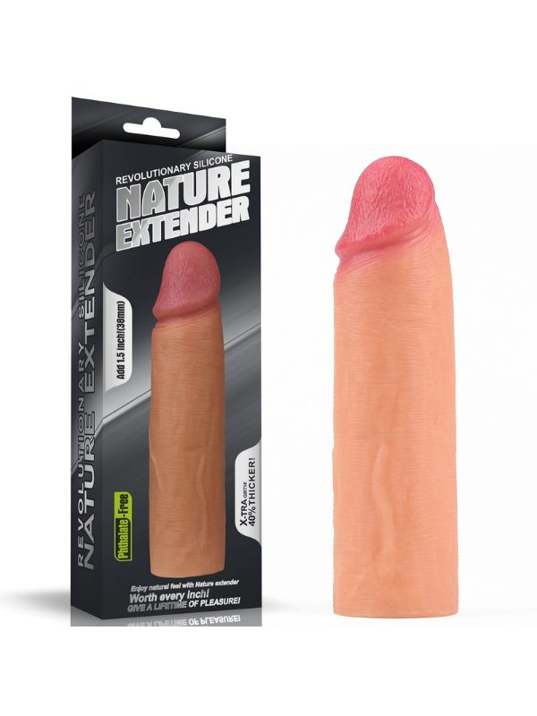 Lovetoy Add 1.5 İnç Revolutionary Silicone Nature Extender Penis Kılıfı 1