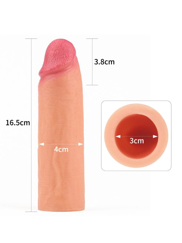Lovetoy Add 1.5 İnç Revolutionary Silicone Nature Extender Penis Kılıfı 3