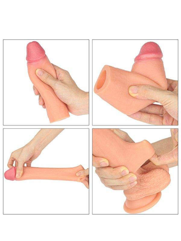 Lovetoy Add 1.5 İnç Revolutionary Silicone Nature Extender Penis Kılıfı 5