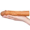 lovetoy-add-2-pleasure-x-tender-penis-sleeve-brown-2-2 Lovetoy Add 2" Pleasure X Tender Penis Sleeve Brown 8