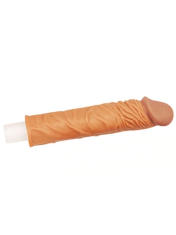 Lovetoy Add 2" Pleasure X Tender Penis Sleeve Brown 2