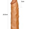 Lovetoy Add 2" Pleasure X Tender Penis Sleeve Brown 8