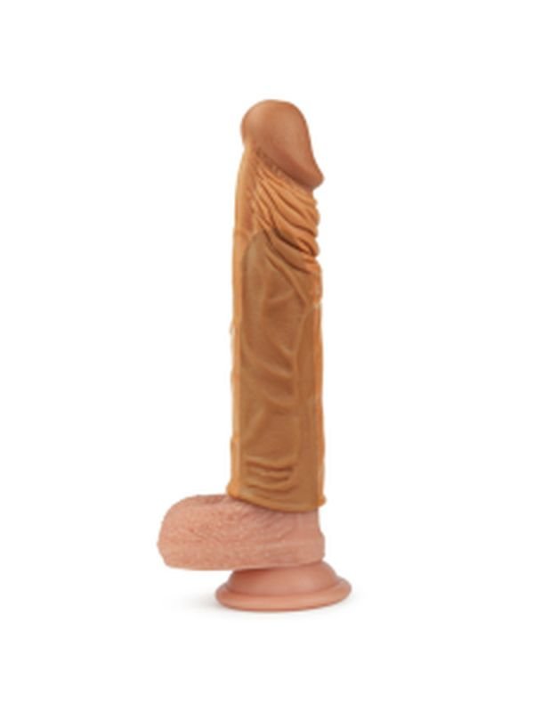 Lovetoy Add 2" Pleasure X Tender Penis Sleeve Brown 4