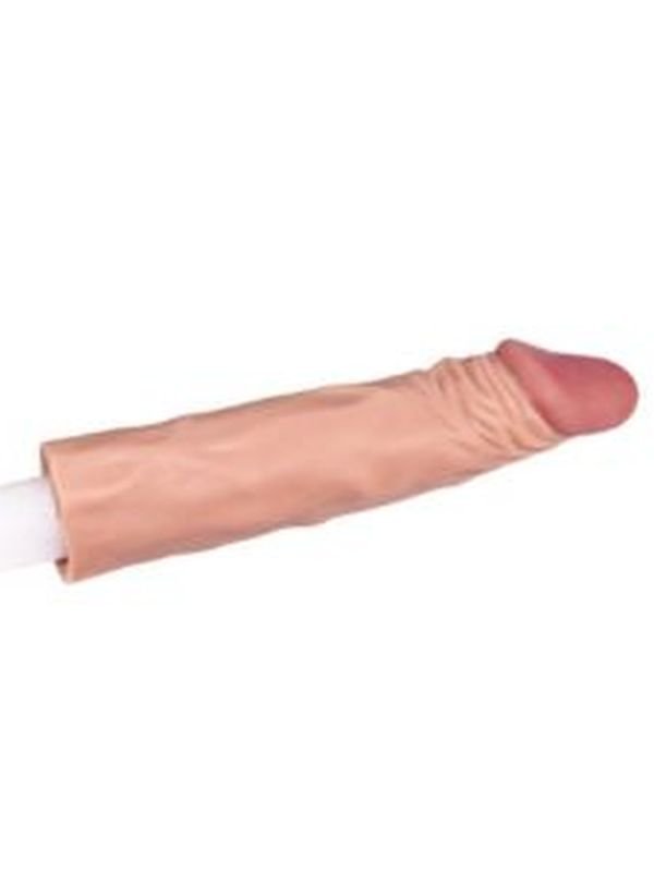 Lovetoy Add 2" Pleasure X Tender Penis Sleeve Flesh 4