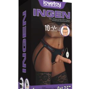 Lovetoy Vibrating Easy Strapon Set  7.5 İnç Belden Bağlamalı Model2