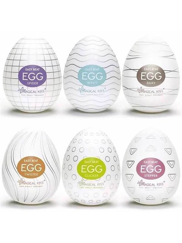 Magical Kiss Egg Erkeklere Özel Esnek Yumurta 6'lı 1