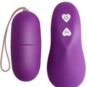 Man Nuo Uzaktan Kumandalı Mini Masaj Vibratörü Mor