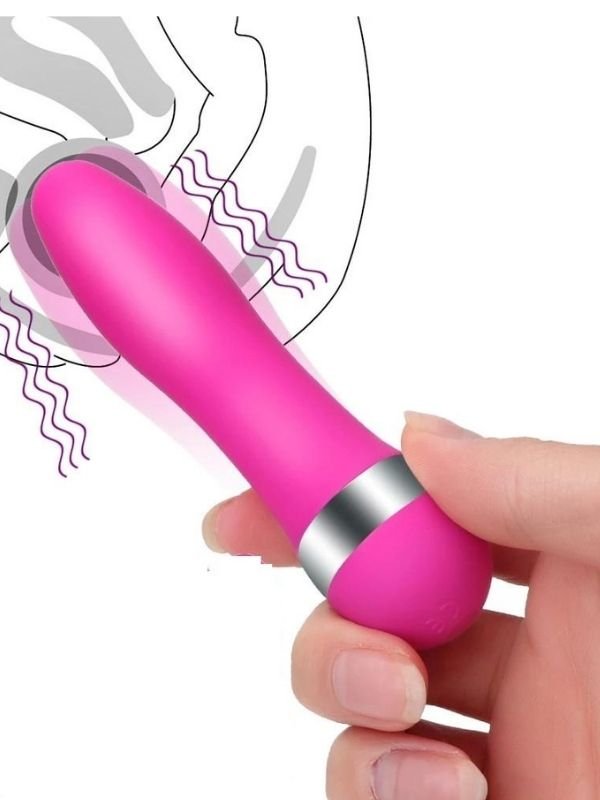 Mini Vibratör Tek Modlu Pembe 3