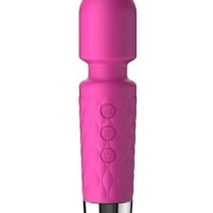 Mini Wand Massager Şarjlı Vibratör - Pembe
