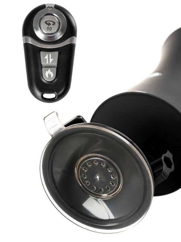 MotorLovers HandBang Uzaktan Kumandalı Şarjlı Isıtmalı Seks Makinesi Siyah 4