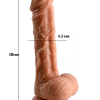 Noxxx 18cm Realistik Titreşimli Dildo 9