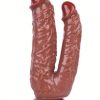 Noxxx 19cm Kahverengi Çiftli Dildo 5