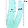 Noxxx19cm Yeşil Çiftli Dildo 7