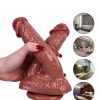Noxxx 21cm Kahverengi Çiftli Dildo 10
