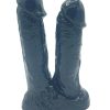 Noxxx 21cm Siyah Çiftli Dildo 6