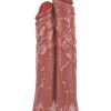 Noxxx 26,5cm Kahverengi Çiftli Dildo 9