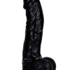 Noxxx 26cm Siyah Realistik Dildo 7