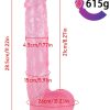 Noxxx 28cm Pembe Realistik Dildo 10