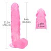 Noxxx29,4cm Pembe Realistik Dildo 7