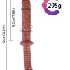 Noxxx 32cm Kahverengi Realistik Kılıç Dildo 10
