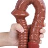 Noxxx 39cm Kahverengi Realistik Kılıç Dildo 9