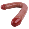Noxxx 46cm Kahverengi Çift Taraflı Dildo 6