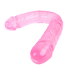Noxxx 46cm Pembe Çift Taraflı Dildo 6