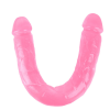 Noxxx 46cm Pembe Çift Taraflı Dildo 8