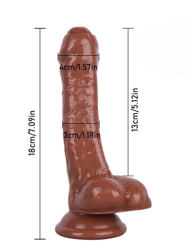 Noxxx 18cm Kahverengi Dildo 5