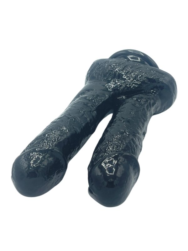 Noxxx 21cm Siyah Çiftli Dildo 3