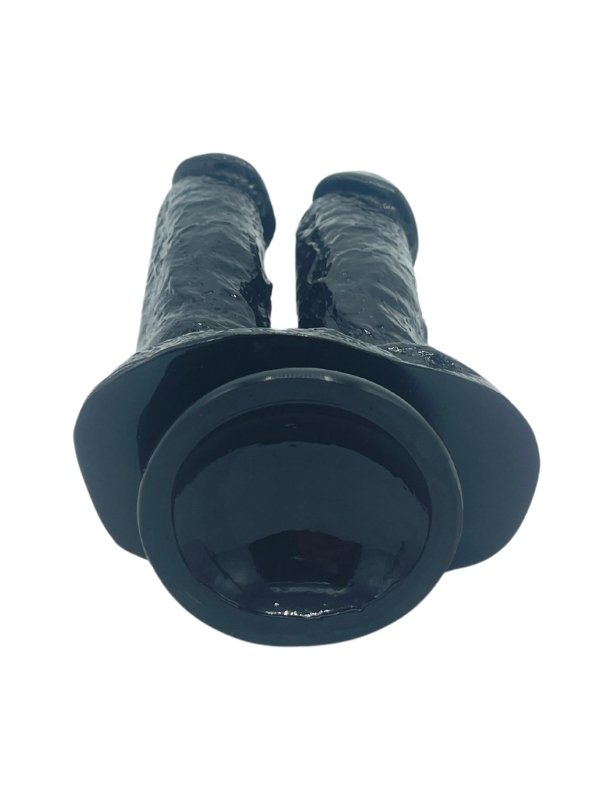 Noxxx 21cm Siyah Çiftli Dildo 4