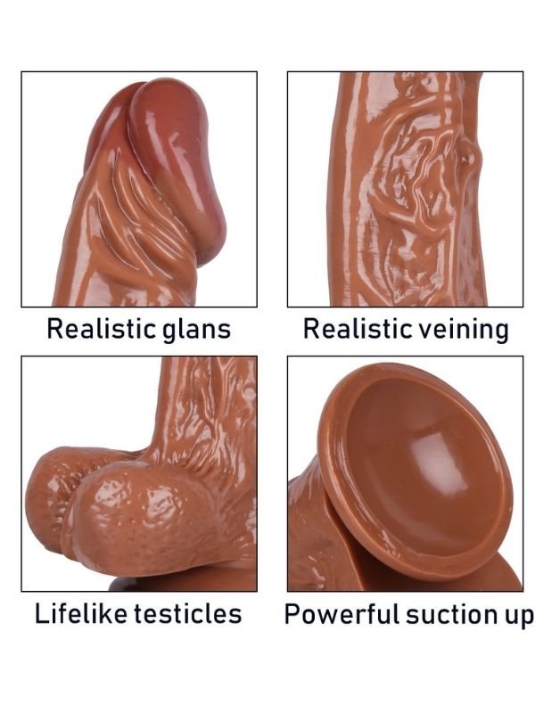 Noxxx 27cm Kahverengi Dildo 5