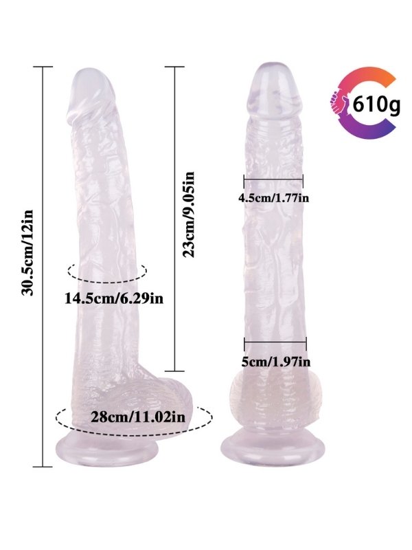 Noxxx 29,5cm Beyaz Realistik Dildo 5
