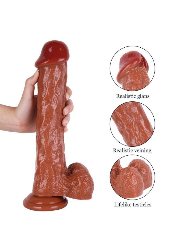 Noxxx 30cm Kahverengi Dildo 5