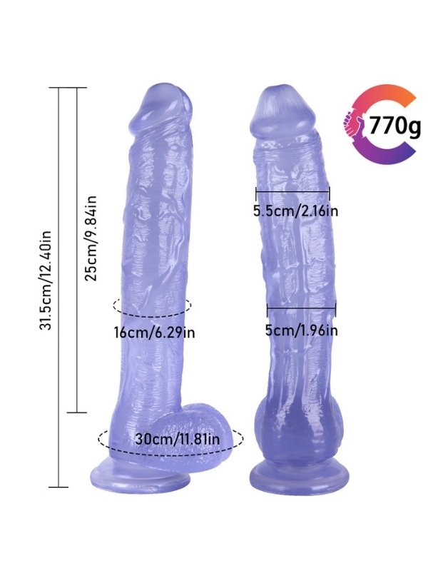 Noxxx 31,5cm mavi Realistik Dildo 5