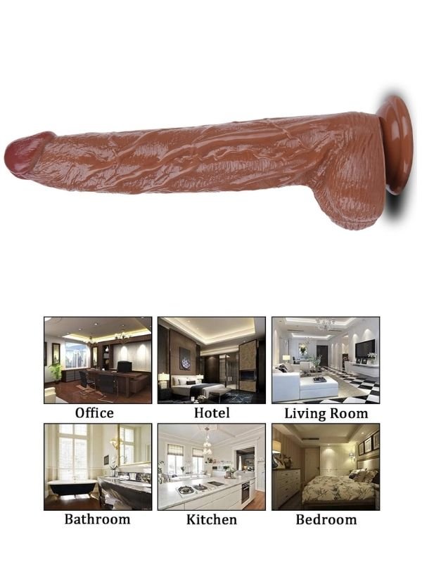 Noxxx 32cm Kahverengi Dildo 3