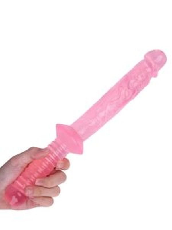 Noxxx 32cm Pembe Realistik Kılıç Dildo 3