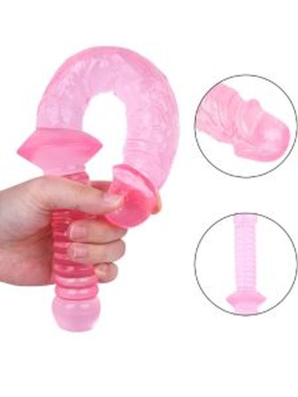 Noxxx 32cm Pembe Realistik Kılıç Dildo 4