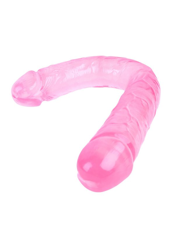 Noxxx 46cm Pembe Çift Taraflı Dildo 1