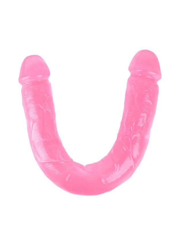 Noxxx 46cm Pembe Çift Taraflı Dildo 3