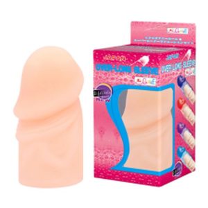 Over - Long Sleeve 3cm Dolgulu Prezervatif Realistik Penis Kılıfı