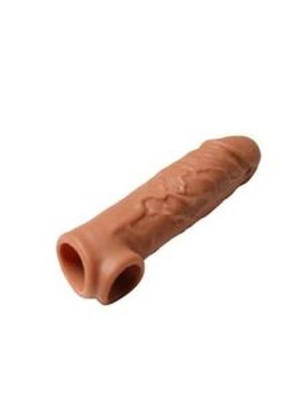 Penextender Testis Girişli Realistik Penis Kılıfı 5