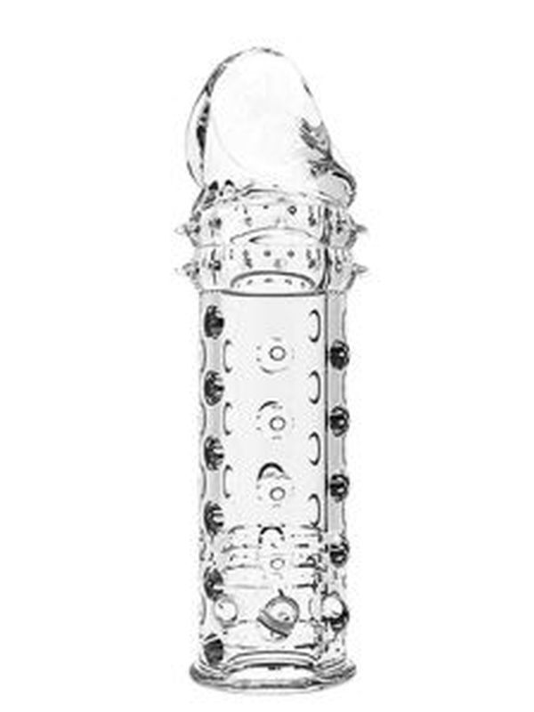 Penextender Tırtıklı Saydam Penis Kılıfı 16.3 cm 1