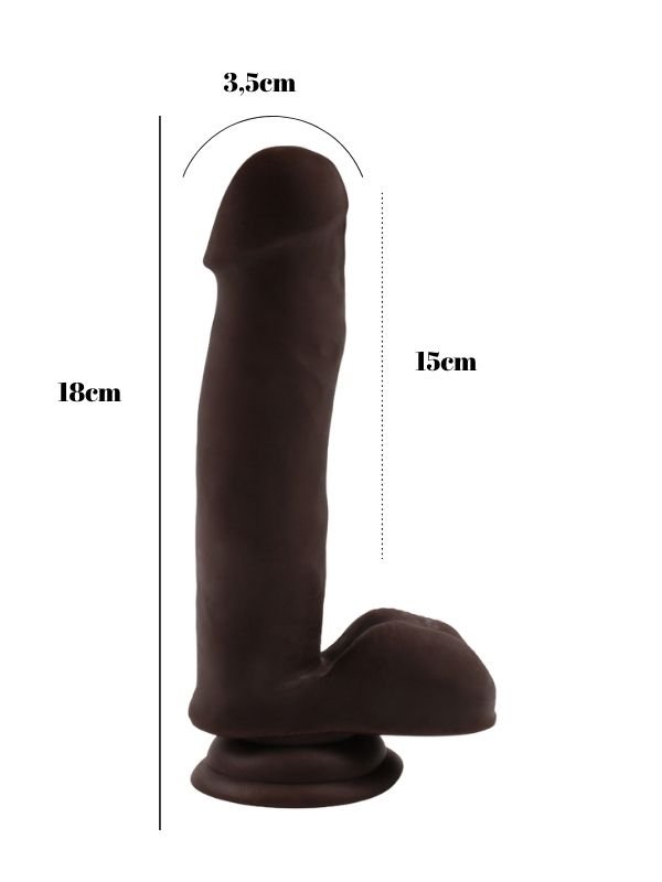 Philander Melez 18cm Kıkırdaklı Gerçekçi Dildo 5