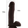 Philander Melez 18cm Kıkırdaklı Gerçekçi Dildo 10