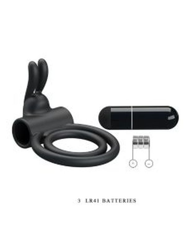 Pretty Love Osmond Titreşimli Silikon Penis Halkası 4