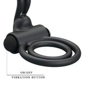 Pretty Love Osmond Titreşimli Silikon Penis Halkası