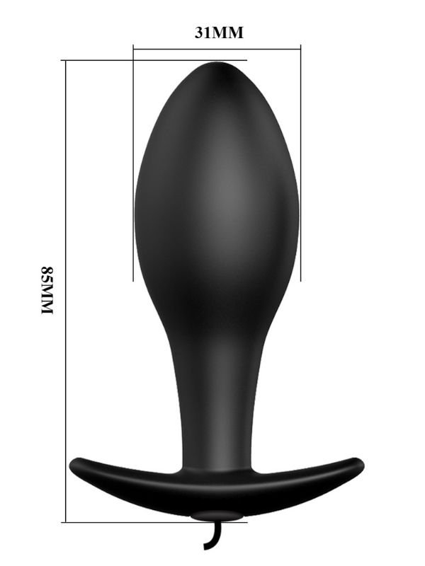 Pretty Love Special Anal Stimulation 12 Fonksiyon Kumandalı Titreşimli Anal Plug Tıkaç 2