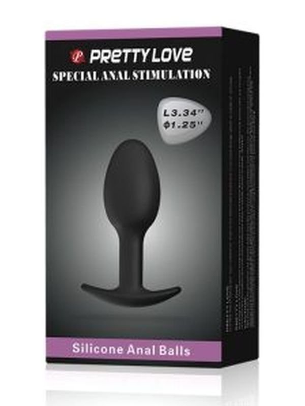 Pretty Love Special Anal Stimulation İçi Ağırlıklı Top Olan Anal Plug Tıkaç 1